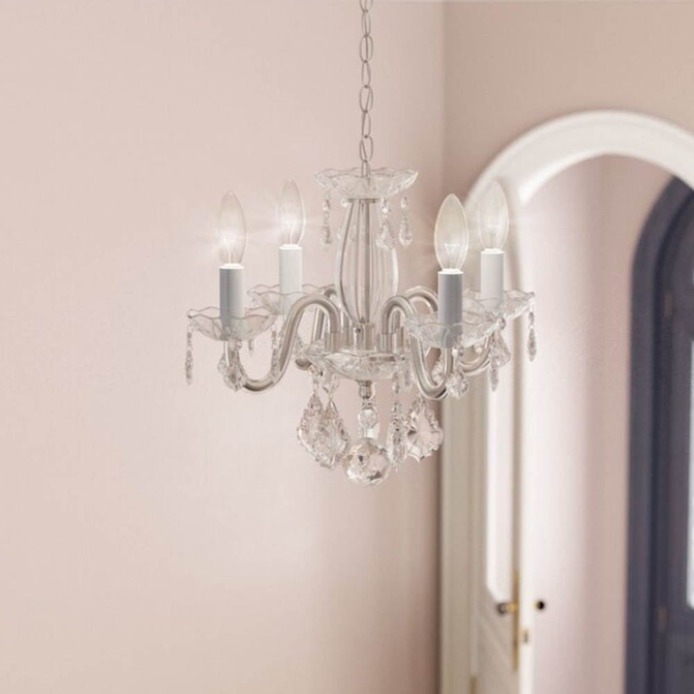 Chandelier with crystal accents SOLD